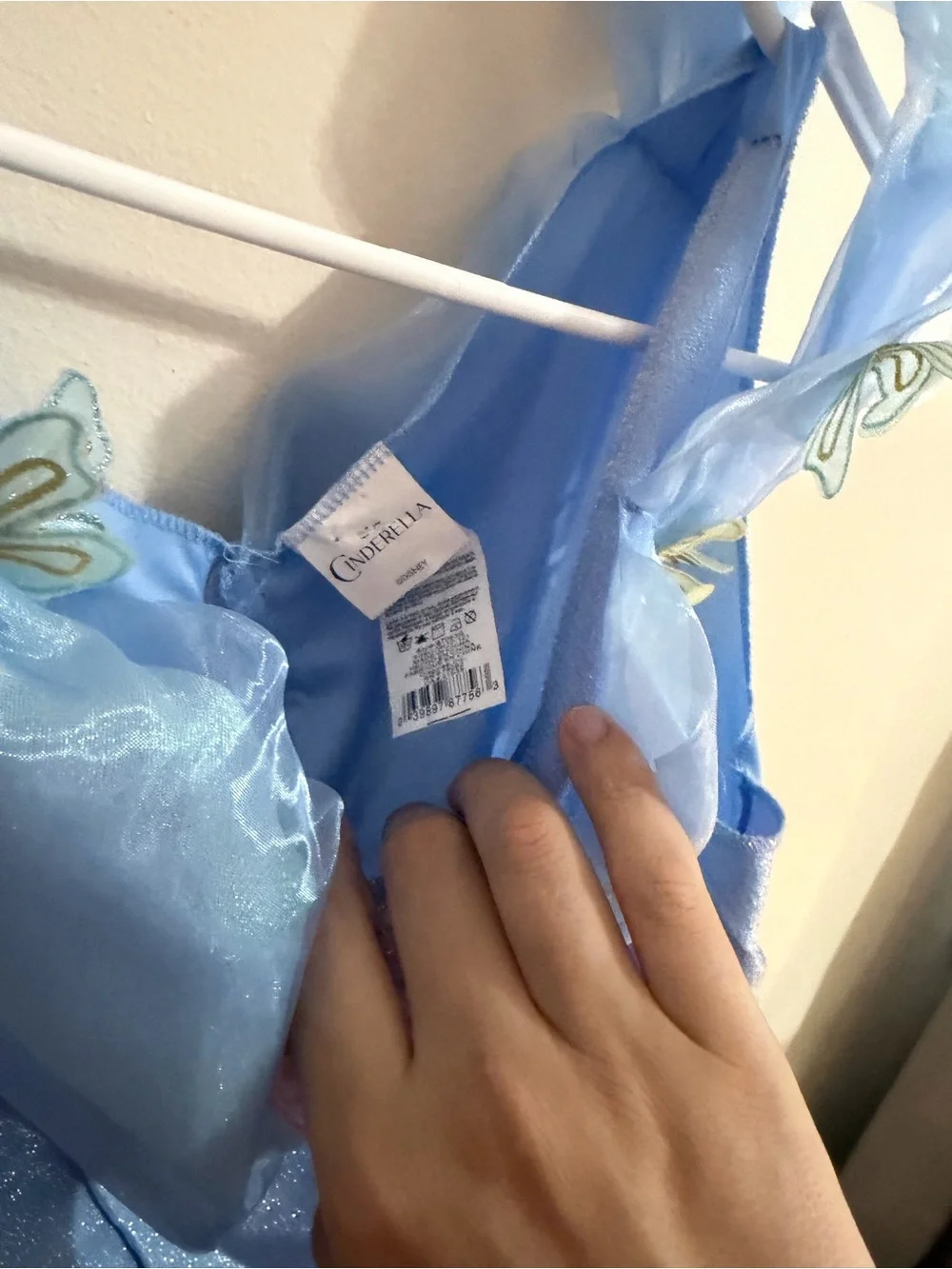 Cinderella Size 10/12 Light Blue Sparkle Tulle Princess Dress